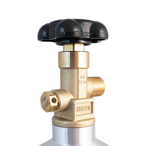 วาล์วเปลี่ยนถังแก๊ส CO2 วาล์วทองเหลืองสำหรับเปลี่ยนถัง CO2 สำหรับระบบเบียร์ Kegerator - Product Image 1