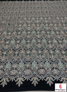 Tissu en polyester brodé doux et élégant pour vêtements et artisanat Forte demande à Manama - Product Image 5