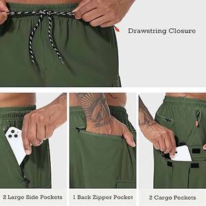 Nuevo Diseño de Moda de carga corto de los hombres de alta calidad logotipo personalizado de la calle de la moda de los hombres cortos simples hechos en Pakistán por Dress Sports - Product Image 5