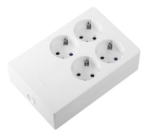 Regleta de Enchufes Cuadrada Multifix 3680W 16A 250V con 4 Tomas Inalámbricas (Simon BM140407) - Product Image 2