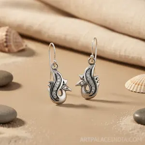 Boucles d'oreilles pendantes en cristal en argent sterling 925 pour femmes, bijoux élégants, idée cadeau - Product Image 2
