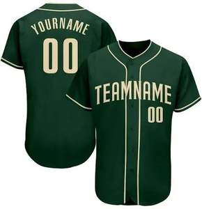 Meilleur maillot de baseball personnaliser 7V7 entraînement uniforme de baseball et de softball avec numéro de nom d'équipe personnalisé et quantité minimale de commande bas - Product Image 2