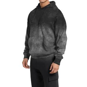 Sweat à capuche pour homme, style streetwear, délavé à l'acide, nouvelle collection, prix de gros, service OEM, sweat à capuche délavé à l'acide pour homme, 2026 - Product Image 3