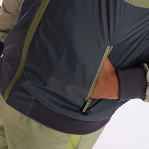 Veste de pluie pour homme imperméable coupe-vent à motif uni personnalisé à la vente chaude Capuche extérieure Grande taille Fermeture éclair Design imprimé d'hiver - Product Image 5