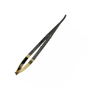 Wise Dental Micro Quirúrgico Castroviejo Porta Agujas 18 cm Curvo Carburo de Tungsteno Quirúrgico Porta Agujas Fórceps - Product Image 2