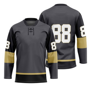 ชุดเล่นกีฬาแบบระเหิดระบายอากาศได้ดี100% ฮ็อกกี้น้ำแข็งโพลีเอสเตอร์ - Product Image 4