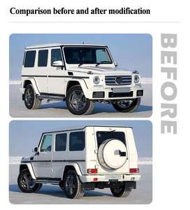 Kit carrosserie style Liush G63 pour Mercedes Benz G500 à G63 kit de mise à niveau W464 G500 à G63 pare-chocs avant avec calandre pare-chocs de voiture arrière - Product Image 5