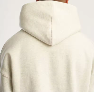 Custom Heavyweight Basic Cotton Terry Fleece Bolsillo oculto Sudadera con capucha de gran tamaño de algodón de los hombres sudaderas con capucha - Product Image 2