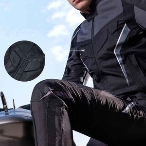 Nouveau Meilleur produit personnalisé Coupe détendue Col réglable Vêtements de sécurité Vestes de moto en polyester uniques - Product Image 4