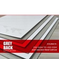 Vente à chaud 180GSM-350GSM Papiers de carton duplex en pâte enduite Stocklot gris brut à rouler à haute brillance Fournisseurs de confiance Imprimer
