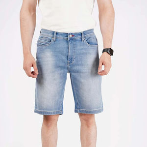 Factory Direct Supplier <b>High</b> Quality Print Straight Denim <b>Shorts</b> New Design Custom Embroidery <b>Jeans</b> <b>Shorts</b> for Men - Product Image 1