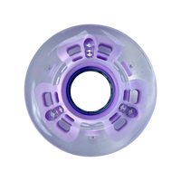 Roues lumineuses LED personnalisables ZiLon, durables, imperméables, respirantes, légères, en PP, 24 mm, rebond élevé, dureté 85A, pour adultes