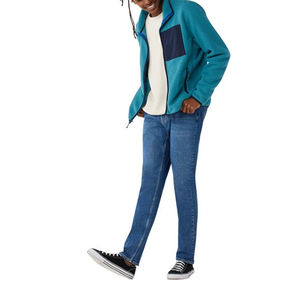 Chaqueta de Forro Polar para Hombre, Estilo Bomber Holgado, Cuello Alto, con Logotipo Personalizado, Ropa de Calle para Exteriores, Chaqueta de Forro Polar Sherpa - Product Image 5