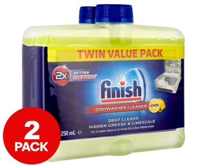 Finish Lavavajillas Limpiador 250ml Limón mantiene su lavavajillas funcionando de manera eficiente y con olor limpio - Product Image 6