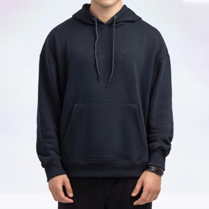 Sudadera con capucha personalizada para hombre DTF, ropa de calle transpirable de algodón mezclado ligero con logotipo trasero, cuello con capucha, impresión Digital - Product Image 4