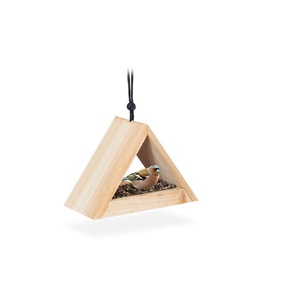 Casetas de pájaros de madera resistentes a la intemperie duraderas con encantadores diseños rústicos para atraer gorriones y petirrojos a su jardín - Product Image 1