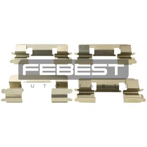 Set di clip per freni a disco FEBEST (0103-CDE120F) - Product Image 1