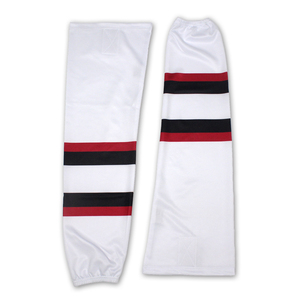 High Quality <b>Polyester</b> Adults Hockey <b>Socks</b> Custom Design Heat-Transfer Printed BAIFA ENTERPRISES BE-015 with OEM Team Name - Product Image 2