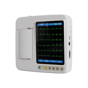 ZY-903 động vật kỹ thuật số 3/6 kênh <span class=keywords><strong>ECG</strong></span> Máy Pet <span class=keywords><strong>ECG</strong></span> màn hình thích hợp cho vật nuôi bệnh viện 7 inch màn hình cảm ứng HD hiển thị - Product Image 2