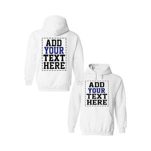 Sudadera con capucha personalizada para hombre 100% algodón con logotipo bordado Nombre del equipo y diseño de número Servicio OEM disponible - Product Image 1