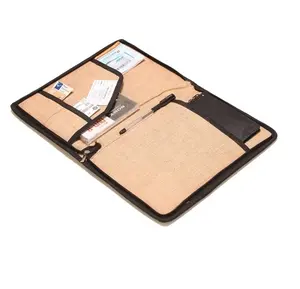 Compre HandCraft Carpeta de archivos de yute elegante y elegante bellamente diseñada Respetuoso con el medio ambiente Archivo de yute al mejor precio India