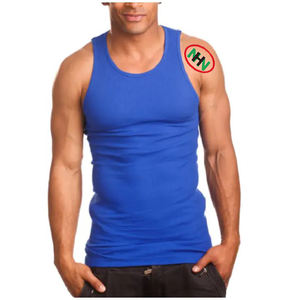 Débardeur pour homme de qualité supérieure, design personnalisé, coton imprimé, débardeur décontracté pour l'entraînement, exporté par un fournisseur du Bangladesh - Product Image 4