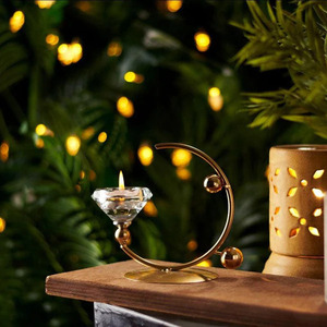 Antique <b>Tea</b> Light Holder Metal Christmas Decoration for Parties-Iron Candle <b>Stand</b> with Box Packaging - Product Image 1