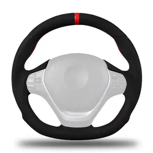 Volante ergonómico de fibra de carbono para coches de carreras BMW - Product Image 1