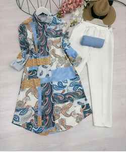 Vêtements décontractés en coton Kukris avec une belle impression réalisée avec la fabrication de palazzo Prix de gros Vêtements ethniques Surat Apparel - Product Image 5