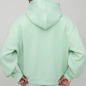 Survêtement d'hiver pour homme à capuche respirant - Style de vie actif moderne, vêtements de sport décontractés, 100% coton, léger - Product Image 5