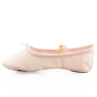 Zapatos de ballet modernos, calzado de baile de lona elástica transpirable, zapatillas ligeras de punta para entrenamiento de niñas y mujeres