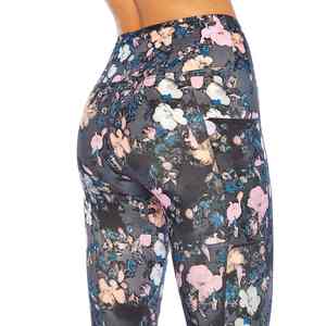 Leggings Deportivos de Cintura Alta con Logotipo Personalizado de Alta Calidad, Pantalones de Yoga con Estampado por Sublimación para Mujer - Product Image 3