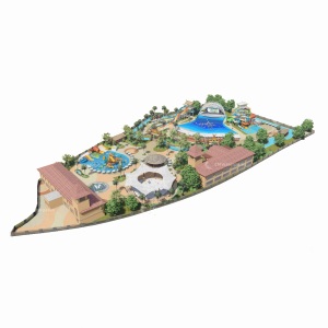แบบจำลอง 3 มิติ ของสวนน้ำ CMWaterparks กรณีสวนน้ำ Aquapark ออกแบบสไลเดอร์น้ำไฟเบอร์กลาส - Product Image 6