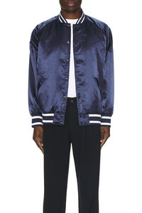 Chaqueta Bomber Varsity de Satén con Camuflaje Recubierto para Hombre, de Alta Calidad, Personalizable, Impermeable y Resistente al Viento, para Primavera - Product Image 6