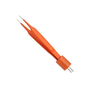 McPherson Straight Bipolar Forceps Orange Manual Surgical <b>Instrument</b> Class I Reusable High Precision - Product Image 4