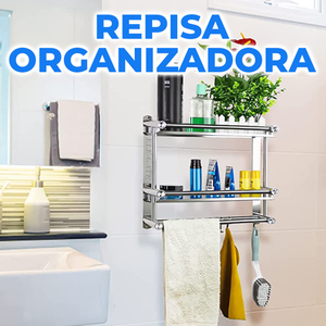 Mensola Angolare Moderna in Acciaio Inox da Parete per Bagno, Elegante Organizzatore e Portaoggetti per Doccia - Product Image 2
