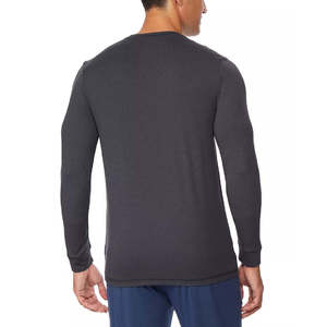 เสื้อยืดนอนหลับแขนยาวถักนิตติ้งสำหรับผู้ชาย 32 Degrees รุ่น Ultra Lux สีชาร์โคล ไซส์กลาง - Product Image 3