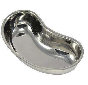 Plateau multifonctionnel en forme de rein en acier inoxydable | Bassin pour instruments chirurgicaux et médicaux | Plateau pour rein réutilisable - Product Image 3