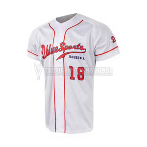 Camiseta de béisbol de poliéster ajustada Camiseta de manga corta unisex Camiseta de béisbol de poliéster ligera - Product Image 2