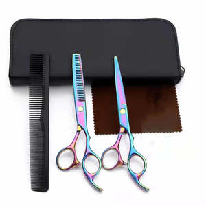 HS-1125-145 Hosanna Juego de Tijeras Profesionales para Peluquería, Tijeras de Corte de Pelo de Acero Inoxidable con Hoja Recta - Product Image 3