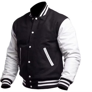 Vestes Letterman Varsity personnalisables de haute qualité hiver qualité supérieure avec fermeture à bouton en corne Option vierge en gros - Product Image 2