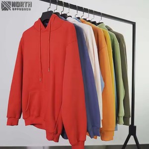 Custom Hoodie Manufacturers <b>Men</b> Heavyweight Cotton Sweatsuit High Quality Oversized Pullover <b>Cropped</b> Hoodie <b>Men</b> 450 gsm hoodie - Product Image 6