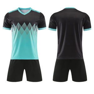 Alta calidad 100% poliéster personalizable Club Soccer Wear OEM sublimado fútbol Jersey uniformes conjuntos - Product Image 4