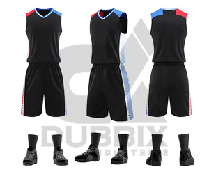 Maillot de basket-ball réversible personnalisable 100% polyester pour hommes et femmes, vêtements de sport respirants personnalisés, vêtements de basket-ball - Product Image 2