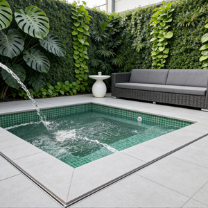 Piscinas de Fibra de Vidrio Personalizables Directas de Fábrica con Luces LED y Chorros de Agua, Ideales para Uso Residencial y en Resorts - Product Image 5