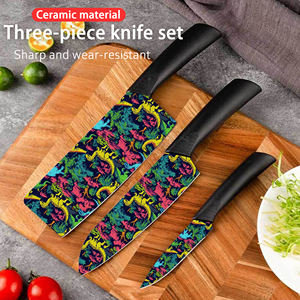 4 ensembles de couteaux pliants de chasse en céramique, couteau de poche, manche en plastique, vente en gros d'usine, vente chaude - Product Image 3