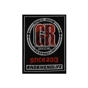 Étiquettes tissées damassées personnalisées de qualité supérieure et abordables, lavables, découpées au laser pour vêtements et sacs, parfaites pour votre logo de marque - Product Image 1