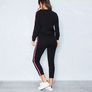 Chándal de 80% Algodón y 20% poliéster para niñas, camiseta de manga larga, chándal de fitness para correr - Product Image 6