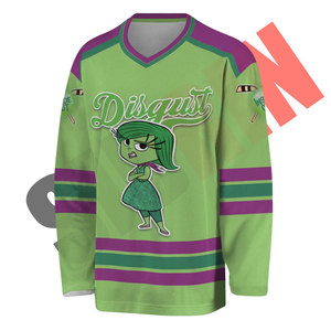 Camisetas de Hockey sobre Hielo Personalizadas con Sublimación Premium, Diseños Personalizados para Equipos Escolares, Transpirables, de Secado Rápido, 100% Poliéster - Product Image 4