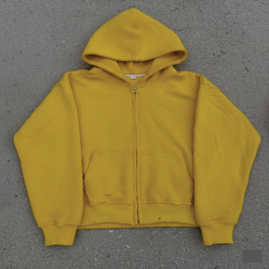 Sudaderas con Capucha Extra Grandes Personalizadas, Lavadas al Ácido, Estilo Vintage, 100% Algodón, Talla Grande, Sudaderas con Capucha Desgastadas para Hombre - Product Image 1